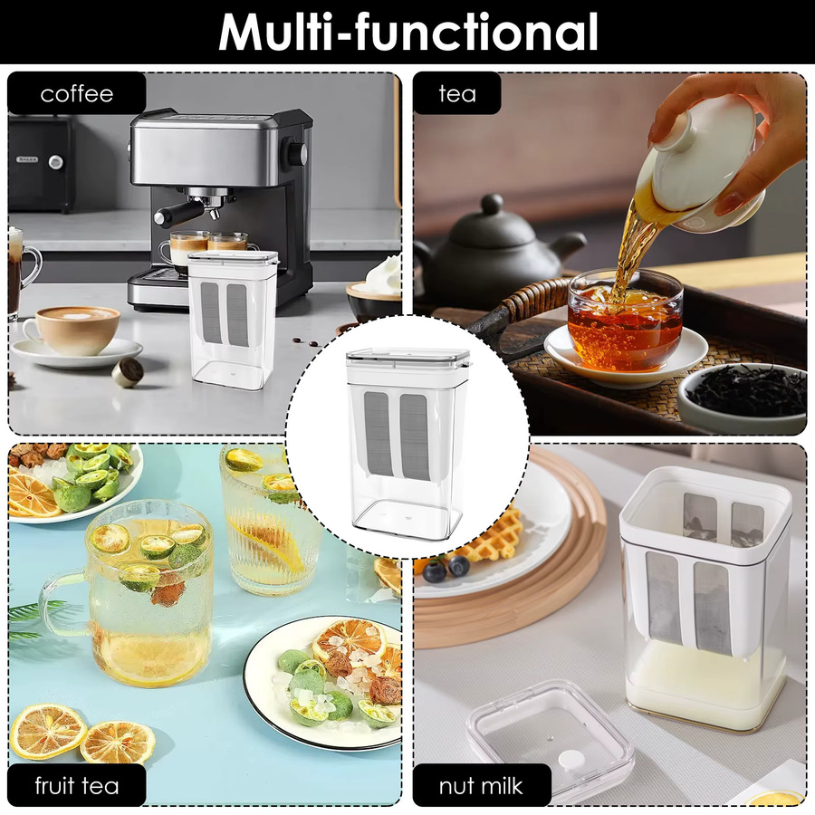 Willstar Joghurt-Sieb und Separator für Griechischen Joghurt, Molke-Separator für Sojamilch, Kefir und Saft, 37/61 Unzen - Bild 5