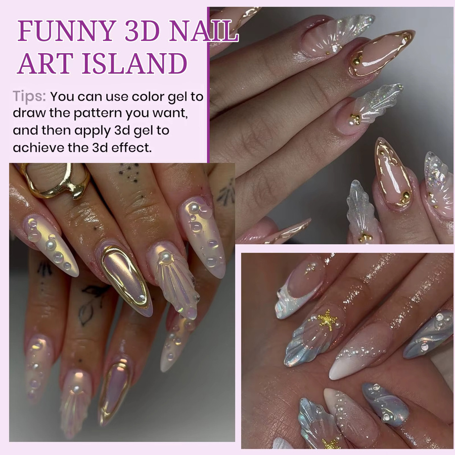 Misscheering 3D-Gel-Nagelkunst-Modelliergel - Bild 3