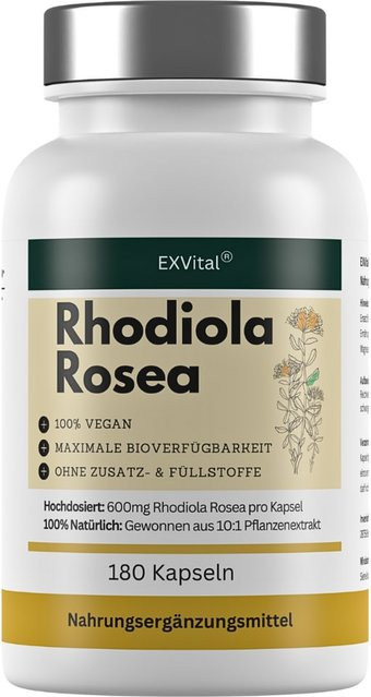 EXVital Rhodiola Rosea Kapseln, 180 Kapseln - Bild 1