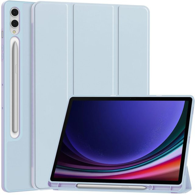 Samsung Tablet-Hülle für Galaxy Tab A11 A9 Plus S9 FE S10 FE Lite S8 S7 S6 Lite in Himmelblau - Bild 1