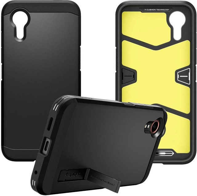 Spigen Tough Armor Schutzhülle für Galaxy Xcover 7 in Schwarz - Bild 1