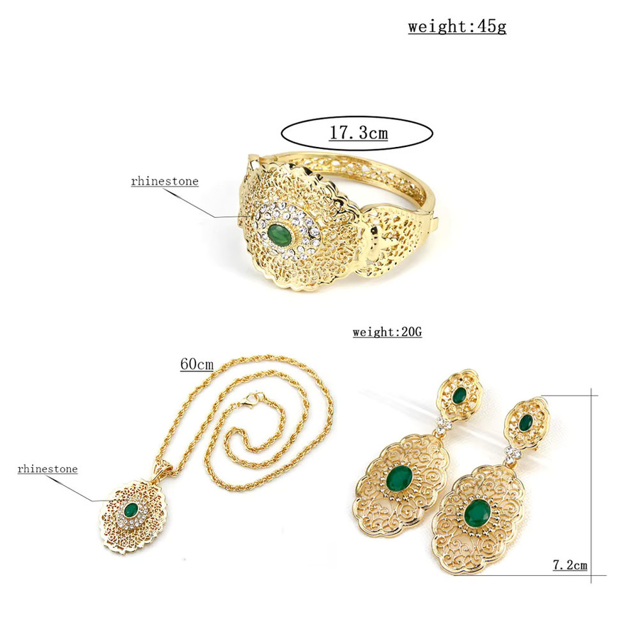 sunspice ms. Schmuck-Set, Gold, Kristall, Damen - Bild 5
