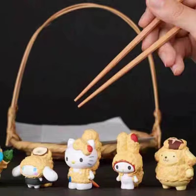 Sanrio KT Cat Tempura Blind Box, Melody Pudding Dog, Einzelfigur - Bild 4