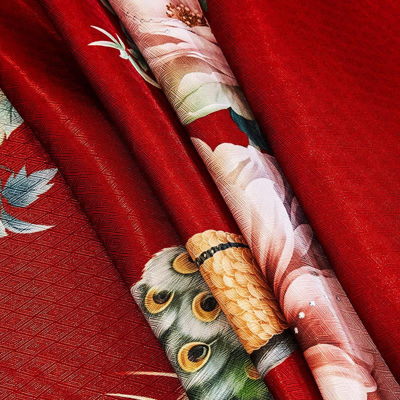Luxus Bettwäsche-Set mit Spitze und Stickerei im europäischen Stil, bestehend aus Bettrock und Kissenbezügen, B/B/H: 200 x 220 cm, 3-teilig - Bild 3