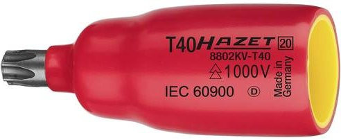 Hazet Steckschlüsseleinsatz 3/8 Zoll T30 rot - Bild 1