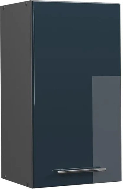 Vicco Hängeschrank Fame-Line Küchenschrank Hochglanz Anthrazit Dunkelblau mit Soft-Close-Scharnieren - Bild 2