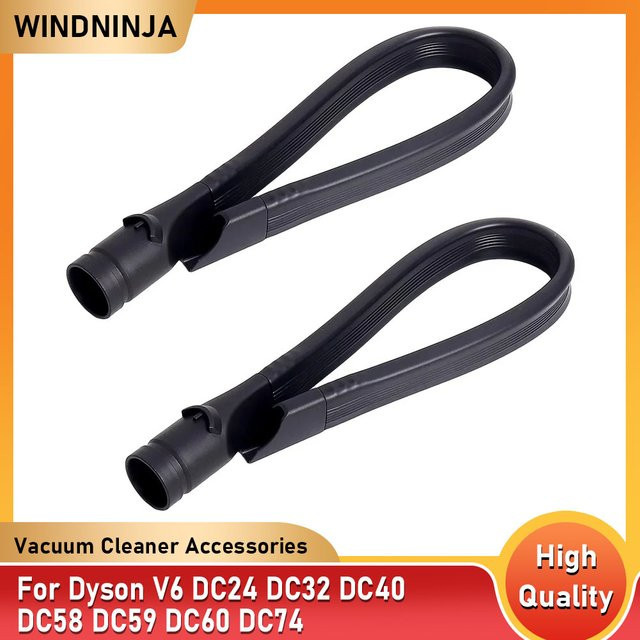 Flexible Fugendüse in Schwarz für Dyson Staubsauger V6 DC24 DC32 DC40 DC58 DC59 DC60 DC74 aus Kunststoff - Bild 1