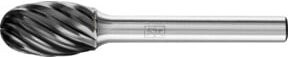 PFERD Hochleistungsfrässtift INOX Tropfen TRE aus Hartmetall in Silber, Durchmesser: 12 mm, Länge: 20 mm, Schaft-Durchmesser: 6 mm, mit HICOAT Beschichtung für Edelstahl - Bild 1