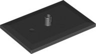 Youe Shone Zugplatte 4 x 6 Bogie, 10-teiliges Set, Grau, Schwarz - Bild 1