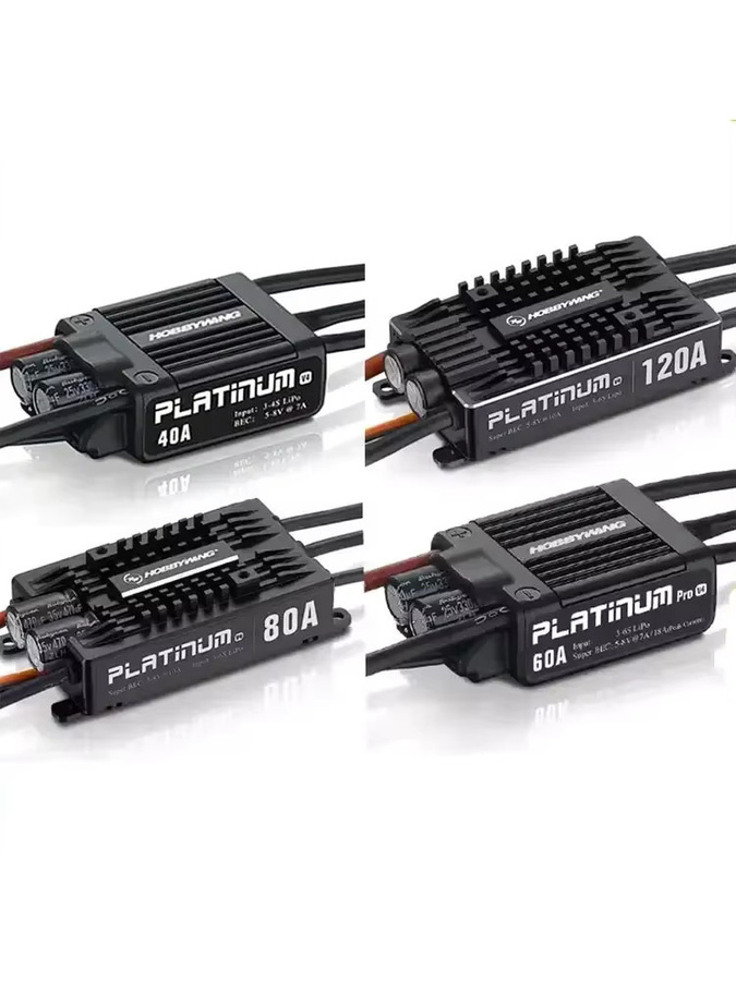 Hobbywing Platinum V4 Bürstenloser Regler, Metall, Schwarz - Bild 3