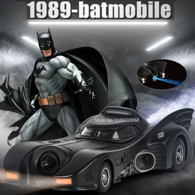 MAKEDA Batmobile Batman, Modellauto, Metall, mit Licht und Sound - Bild 1