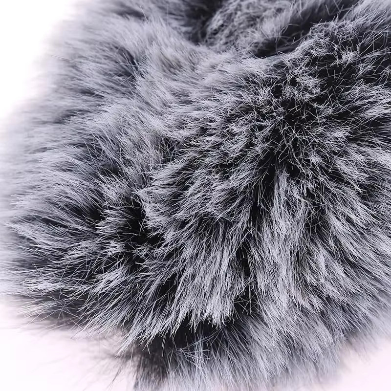 Windschutz-Muff für Telefon und Lavalier-Mikrofone in Schwarz und Grau - Bild 4
