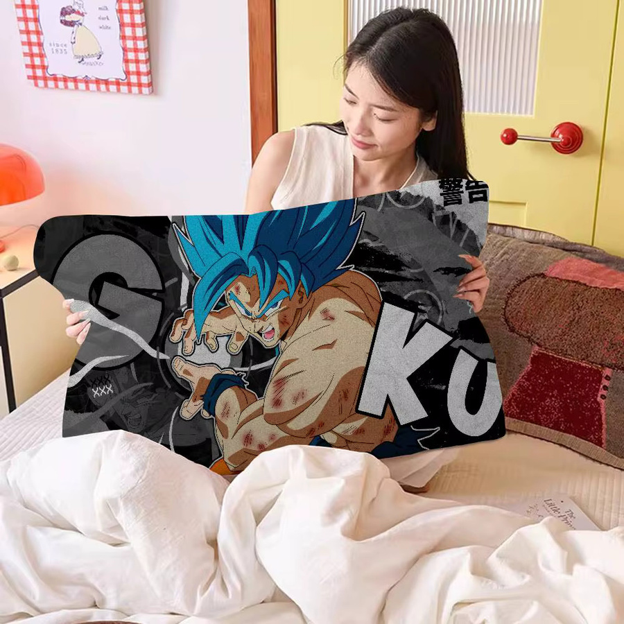 D-Dragon Anime B-Ball Kissenbezug aus Polyester, rechteckig, mehrfarbig, schweißabsorbierend und fleckenabweisend - Bild 5
