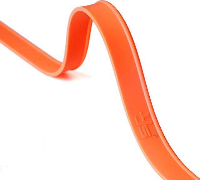 Smallsweet Glasschaber mit austauschbarem Silikonstreifen und verschleißfestem Gummi, Farbe: Gelb/Orange, Höhe: 105 cm - Bild 1