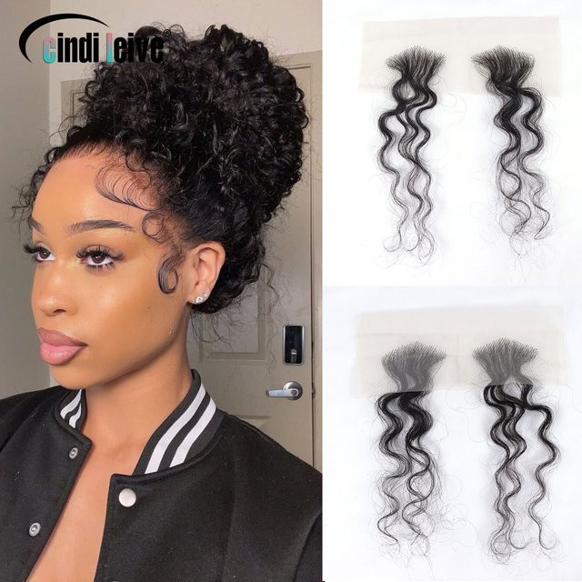 Cindi Leive Remy-Echthaarstreifen, lockiges Babyhaar, Damen - Bild 1