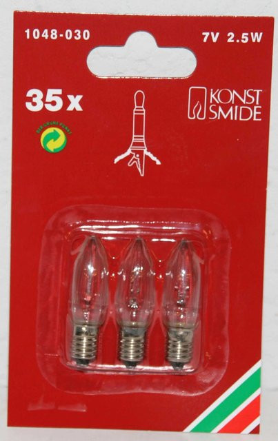 Konstsmide Ersatzbirne Transparent 7 V mit E10 Sockel - Bild 1
