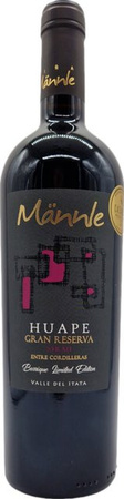 Viña Männle Huape Entre Cordilleras Gran Reserva Carmenère Rotwein, Chile, 2021, trocken, 14,5 %, 0,75 l