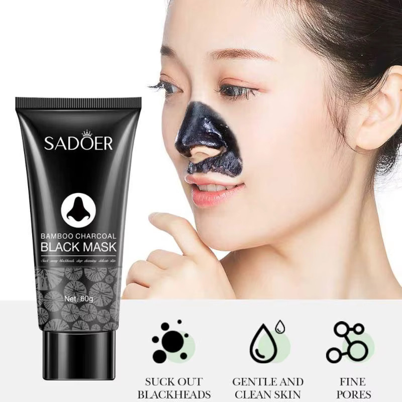 SADOER Bambuskohle Peel-Off-Maske, 60g, für fettige Haut - Bild 2