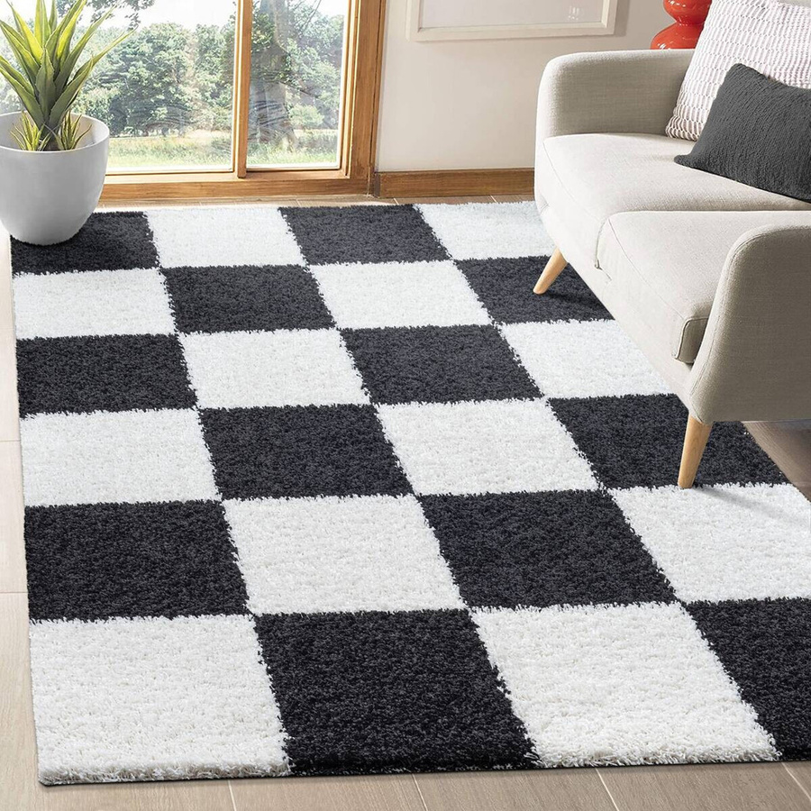 Sanat Hochflorteppich MILANO in Schwarz, B: 80 cm, L: 200 cm - Bild 2