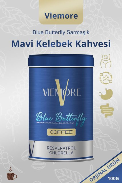 Viemore Kaffee, Blaue Schmetterlingsblume, 100 g - Bild 1
