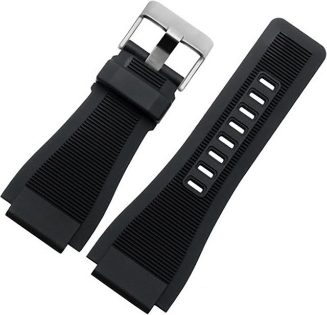 Uhrenarmband Silikonkautschuk, Schwarz, Herren, 33 * 24mm - Bild 1