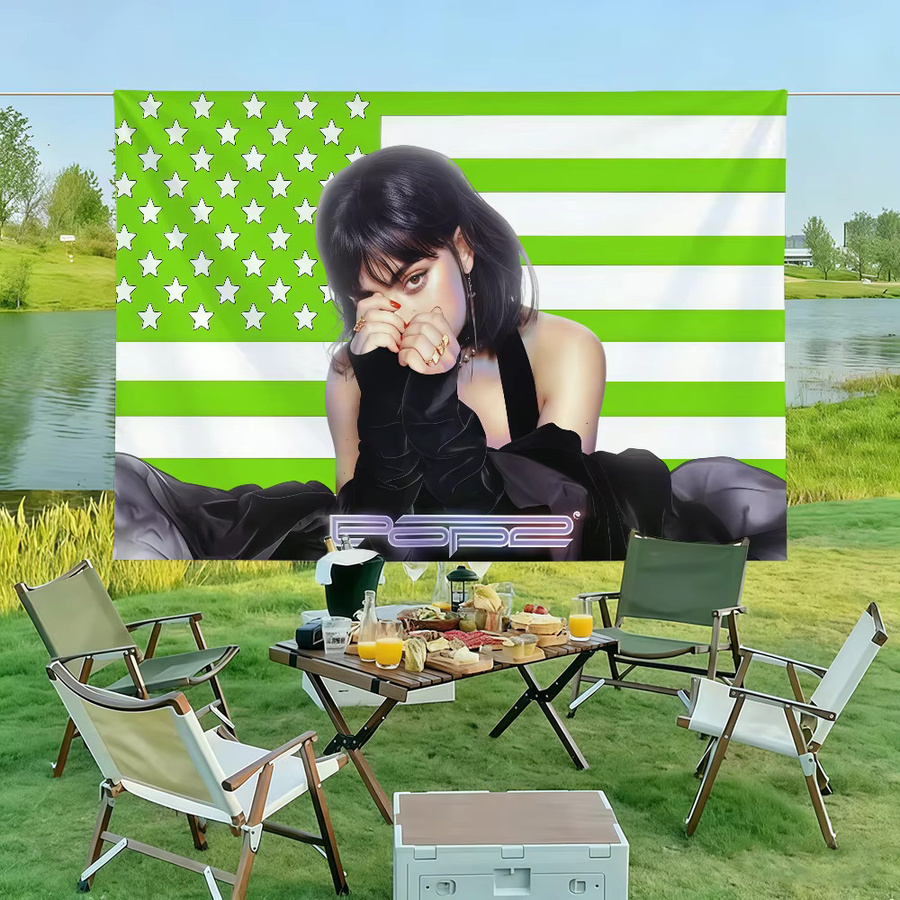 Charli XCX Flagge von Warner Bros. als Wandkunst und Dekoration für Party, Club oder Outdoor, B/H: 60 x 40 cm - Bild 4