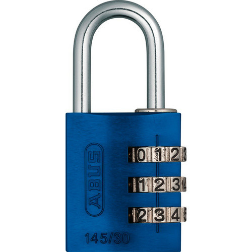 ABUS Zahlenschloss aus Messing in Bunt, B/T/H: 3,0 x 1,55 x 0,65 cm - Bild 2