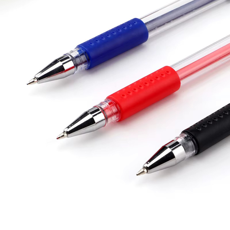 Gel-Rollerball-Stift-Set mit 0,5 mm Spitze in Schwarz, Blau und Rot für Schule und Büro - Bild 2