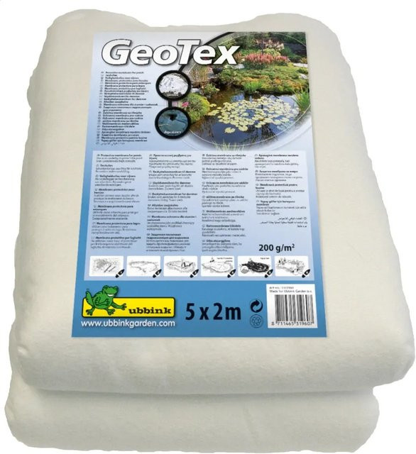 Ubbink Teichvlies aus PET mit 3 mm Stärke, B: 2 m, L: 20 m - Bild 1