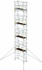Munk Günzburger Steigtechnik Aluminium Klappgerüst SG in Silber, B/T/H: 180 x 75 x 0,75 cm - Bild 1