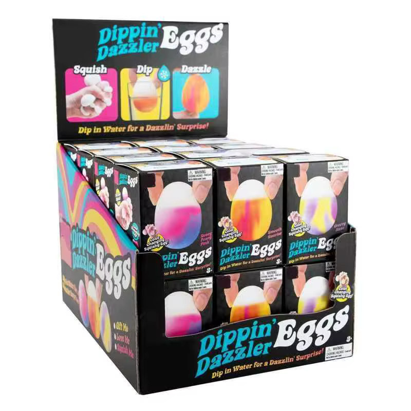 Needoh Goldenes Eiersuche Blindbox Oster-Fidget Squishy Stressabbau Spielzeug für Kinder in Gold und Multicolour - Bild 2