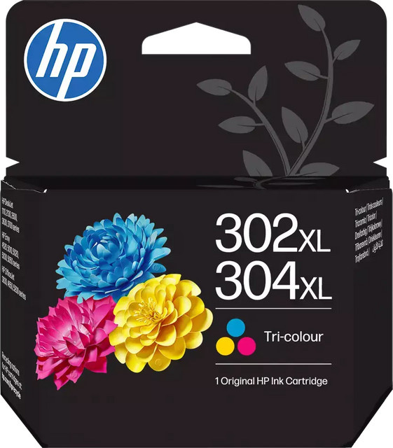 HP Original Druckerpatronen 302XL/304XL Multicolor Cyan Magenta Gelb für HP DeskJet und Envy Drucker - Bild 1