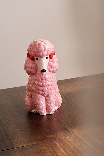 Jotex AGDA Dekoration Tierfigur aus Keramik in Pink, Höhe: 21,0 cm, Breite: 30,0 cm, Tiefe: 15,5 cm - Bild 1