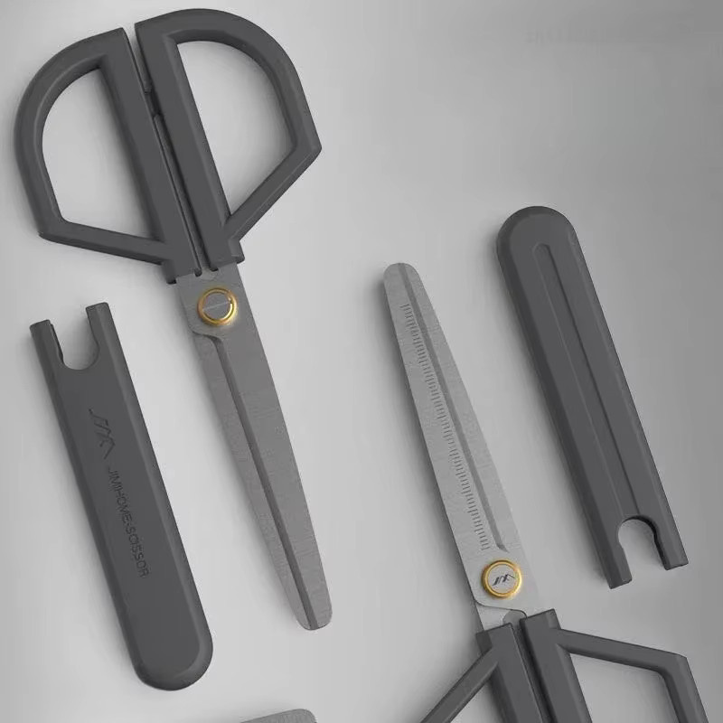 JIMIHOME 2-teiliges Mini-Kombiset aus Schere und Messer mit verstellbarer Schutzhülle für präzise DIY-Arbeiten - Bild 4