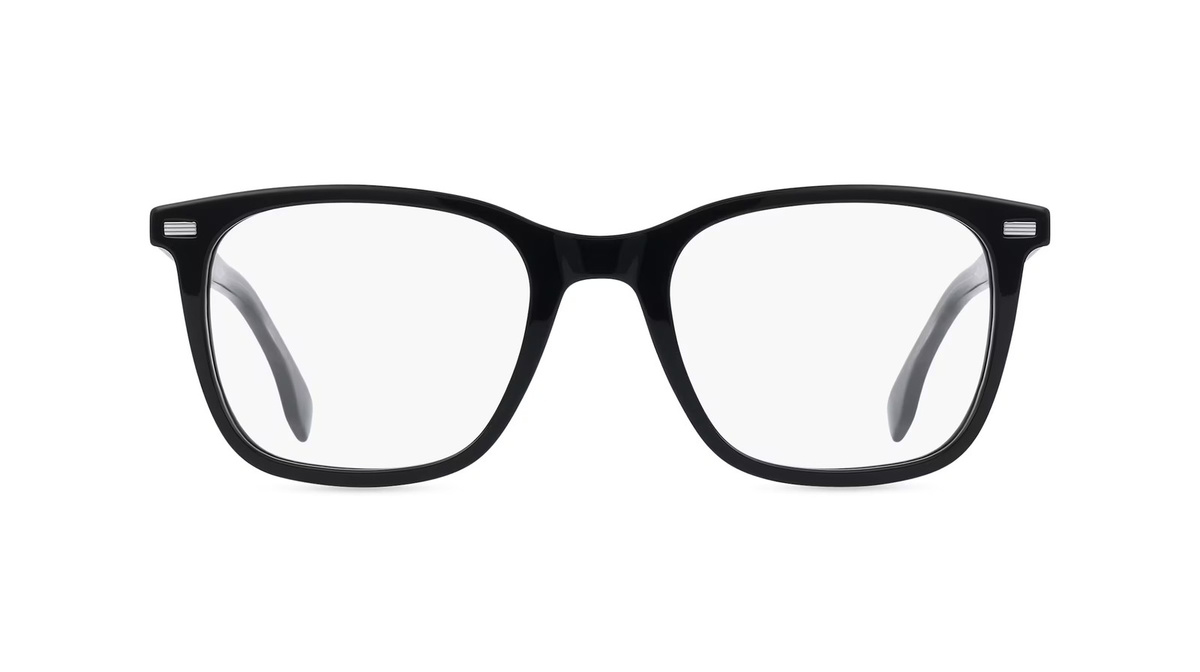 Hugo Boss 1369 Korrektionsbrille, Vollrand, Quadratisch, Acetat, Schwarz, Herren - Bild 1