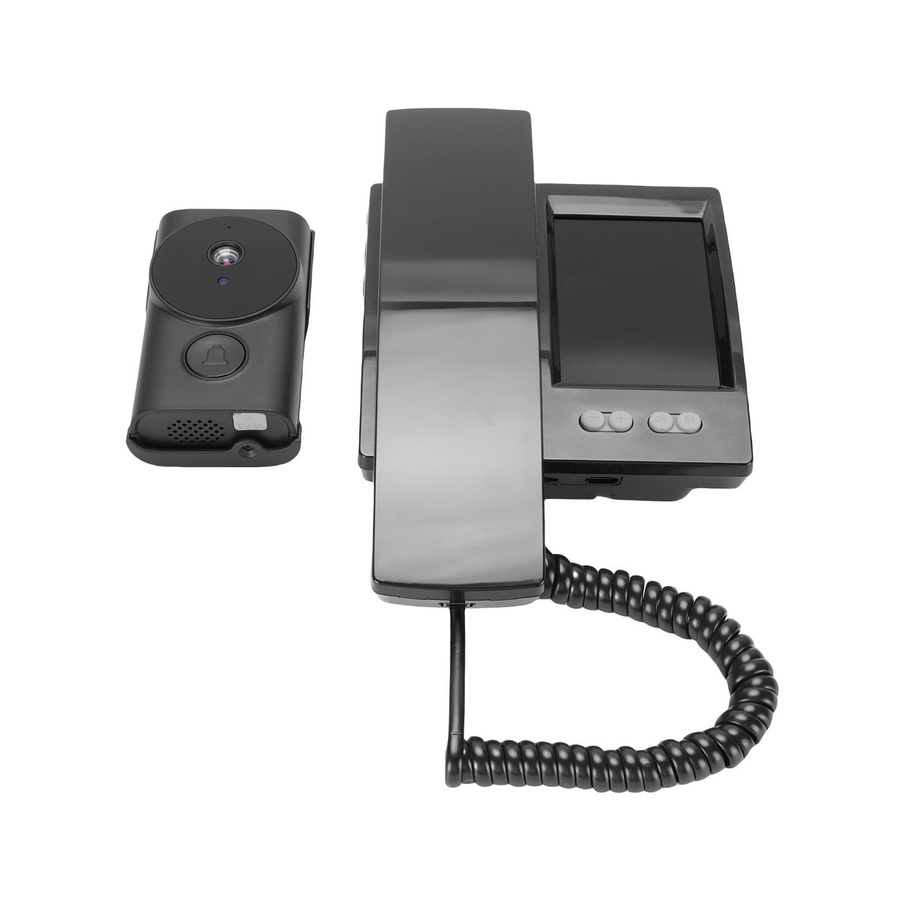 OutsideWorld Drahtlose Video-Türsprechanlage mit 3,5 Zoll IPS-Bildschirm in Schwarz - Bild 2