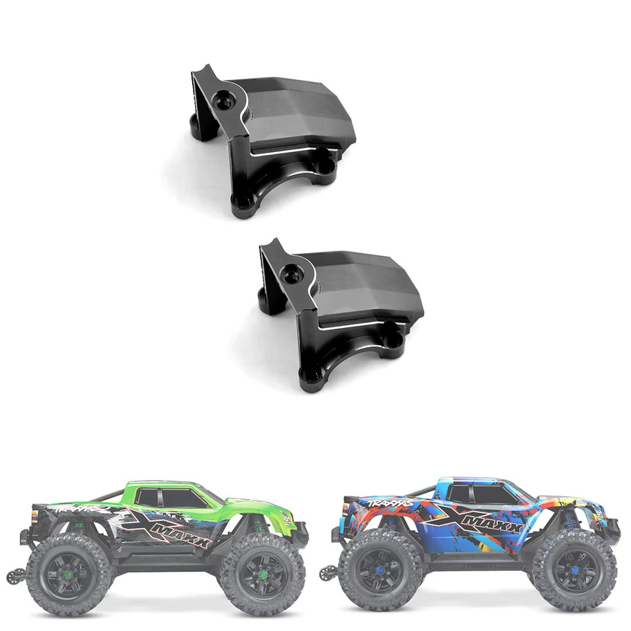 Traxxas Differential- und Getriebeabdeckung, Metall, 2-teiliges Set - Bild 2
