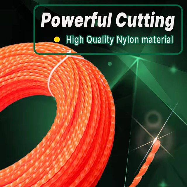 Skeyo Nylon-Schneidfaden in Orange, 3,0 mm x 15 m Rasenmäher-Zubehör - Bild 1