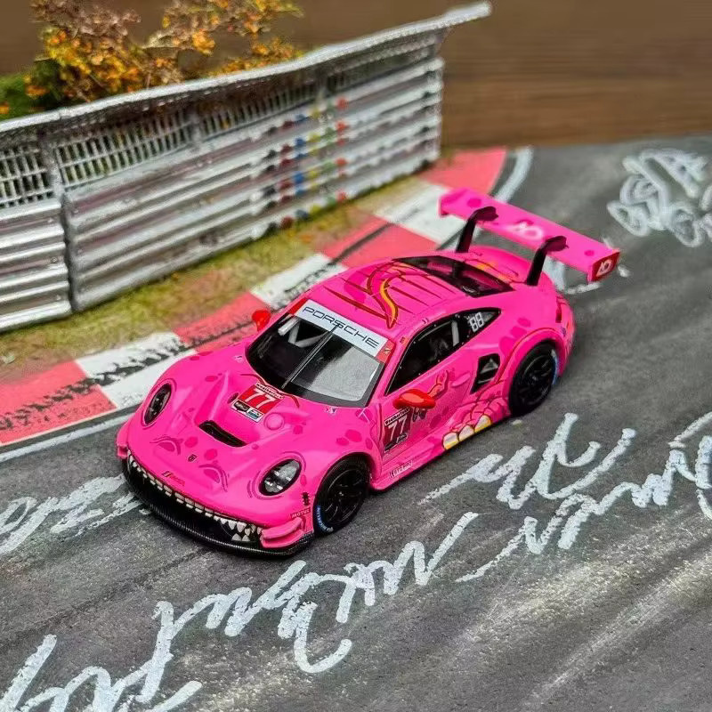 Mini GT Porsche 911 GT3 R, Modellauto, 1:64, Legierung, Druckguss - Bild 3
