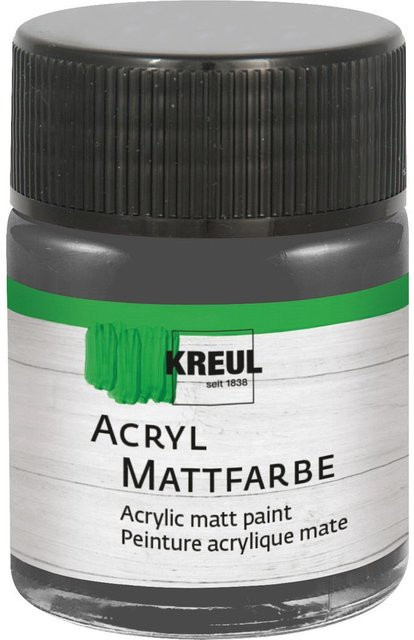KREUL Acryl Mattfarbe Graphitgrau 50 ml - Bild 1