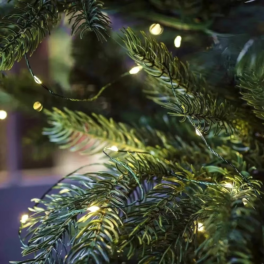 Wasserdichte LED Fee Lichterkette mit Fernbedienung für Weihnachten, Hochzeit und Party in Rot und Transparent - Bild 3