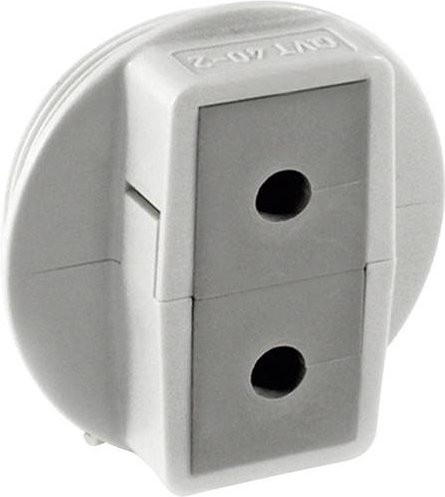 Icotek QVT 40/2 Kabeldurchführung aus Polycarbonat in Grau - Bild 1