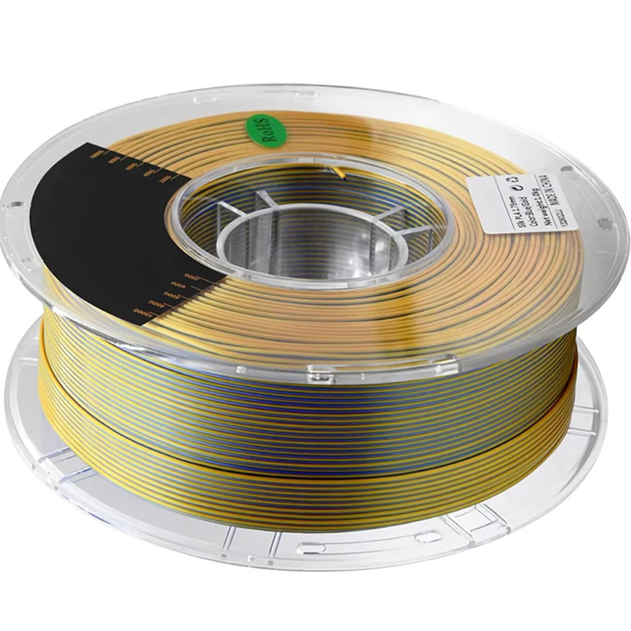 3D Maliang PLA Seidenfilament für FDM 3D-Drucker, 1,75mm, Gold und Blau - Bild 2