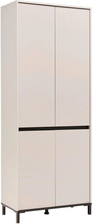 Mehrzweckschrank Arran von Mömax in Kaschmir Beige mit Regalböden und Scharniertüren, H: 206,0 cm, B: 80,0 cm, T: 40,0 cm