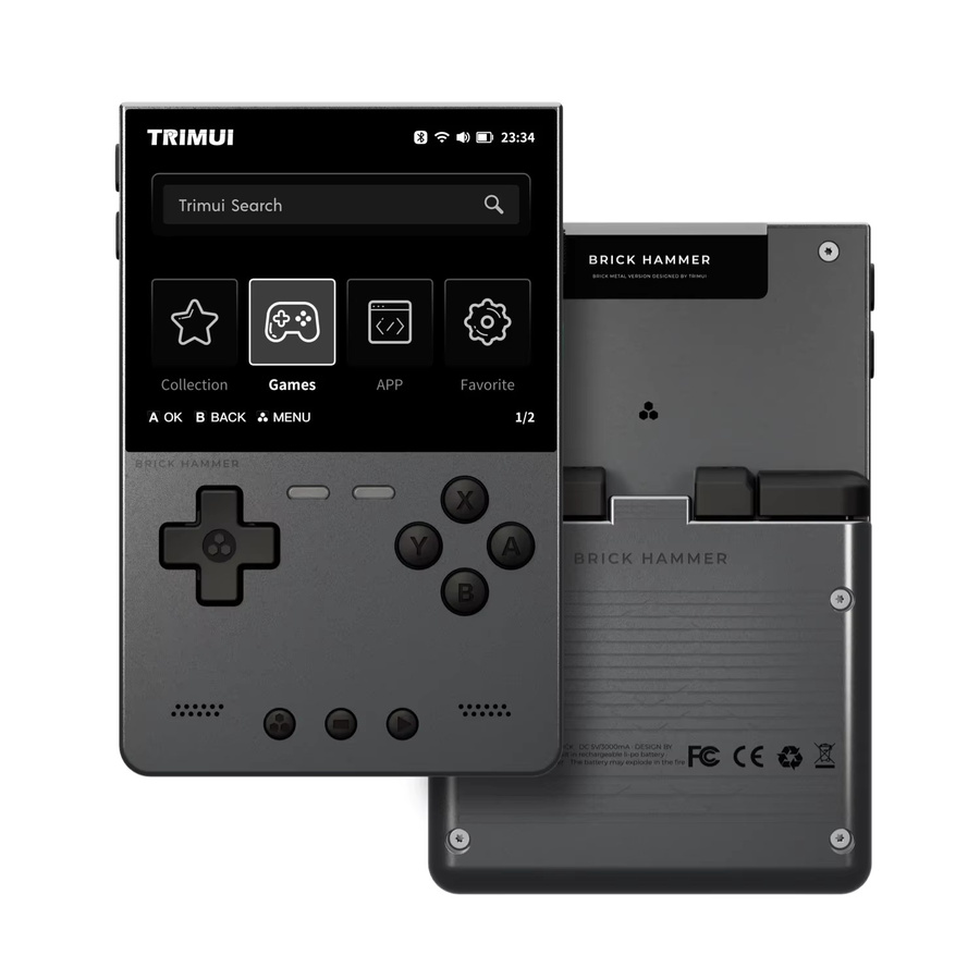 Trimui Brick Hammer Retro Handheld-Spielekonsole mit 3,2 Zoll Display und Linux-System - Bild 2