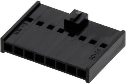 Molex Buchsengehäuse-Kabel Schwarz, 8 Polzahl, Rastermaß: 2.54 mm, 901560148 - Bild 1