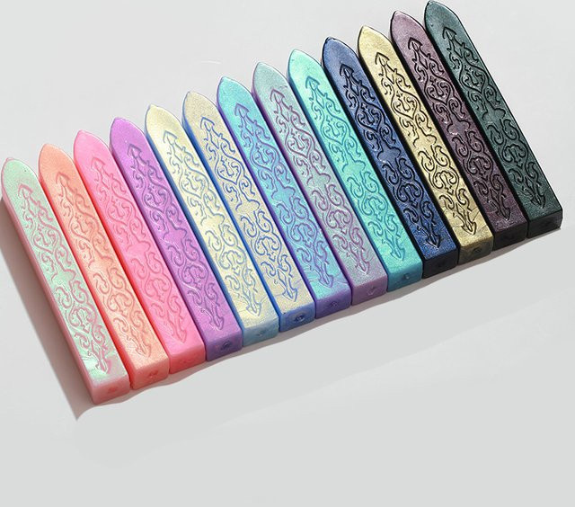 Aurora Dreamy Fire Siegelwachs Sticks in Multicolour für DIY Dekorationen und Hochzeitseinladungen - Bild 1