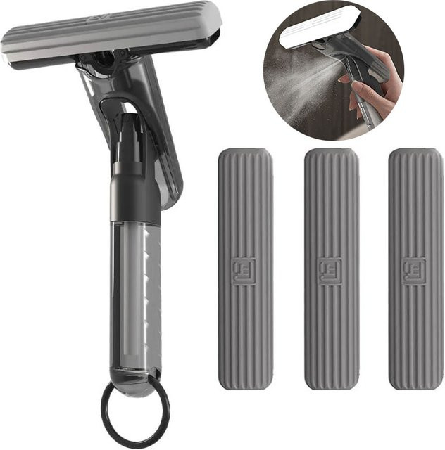 Untior Mini Squeeze Spray Mop in Grau für die Reinigung von Küche, Auto, Schreibtisch und Glas - Bild 1