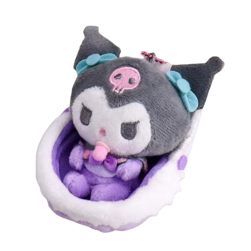 Sanrio Kuromi Cinnamoroll My Melody Plüsch Puppe Schlüsselbund, 10cm - Bild 2