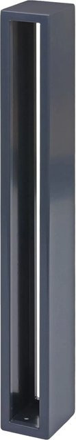 PROREGAL Fahrradbügel aus verzinktem Stahl, pulverbeschichtet in Anthrazit, B/H/T: 87 x 13 x 10 cm - Bild 1